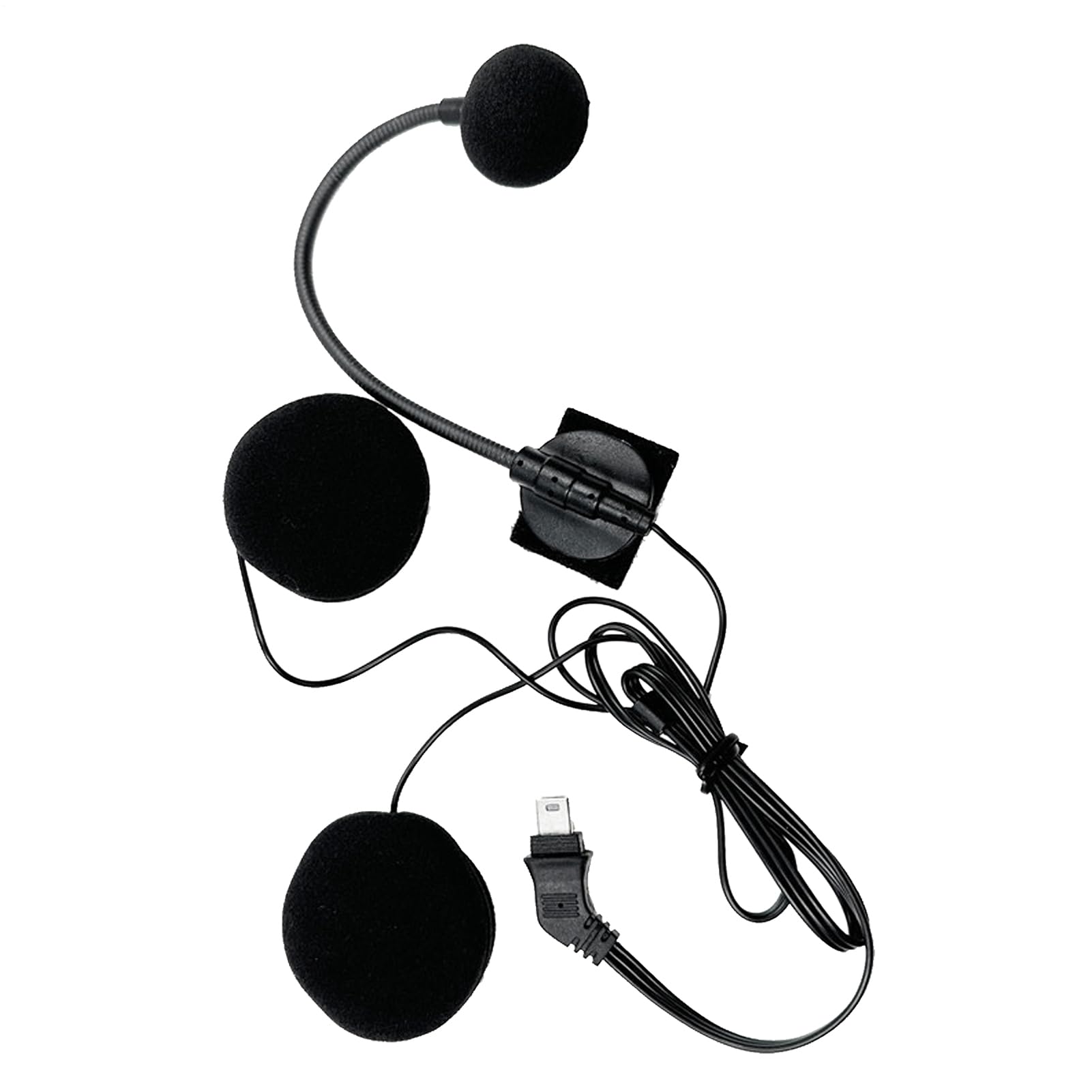 Cuffia interfono per casco – Comunicazione moto per audio | Cuffie impermeabili con microfono e 10 pin, connettore per equitazione di gruppo, viaggi, ciclismo, touring, ragazzi e adulti
