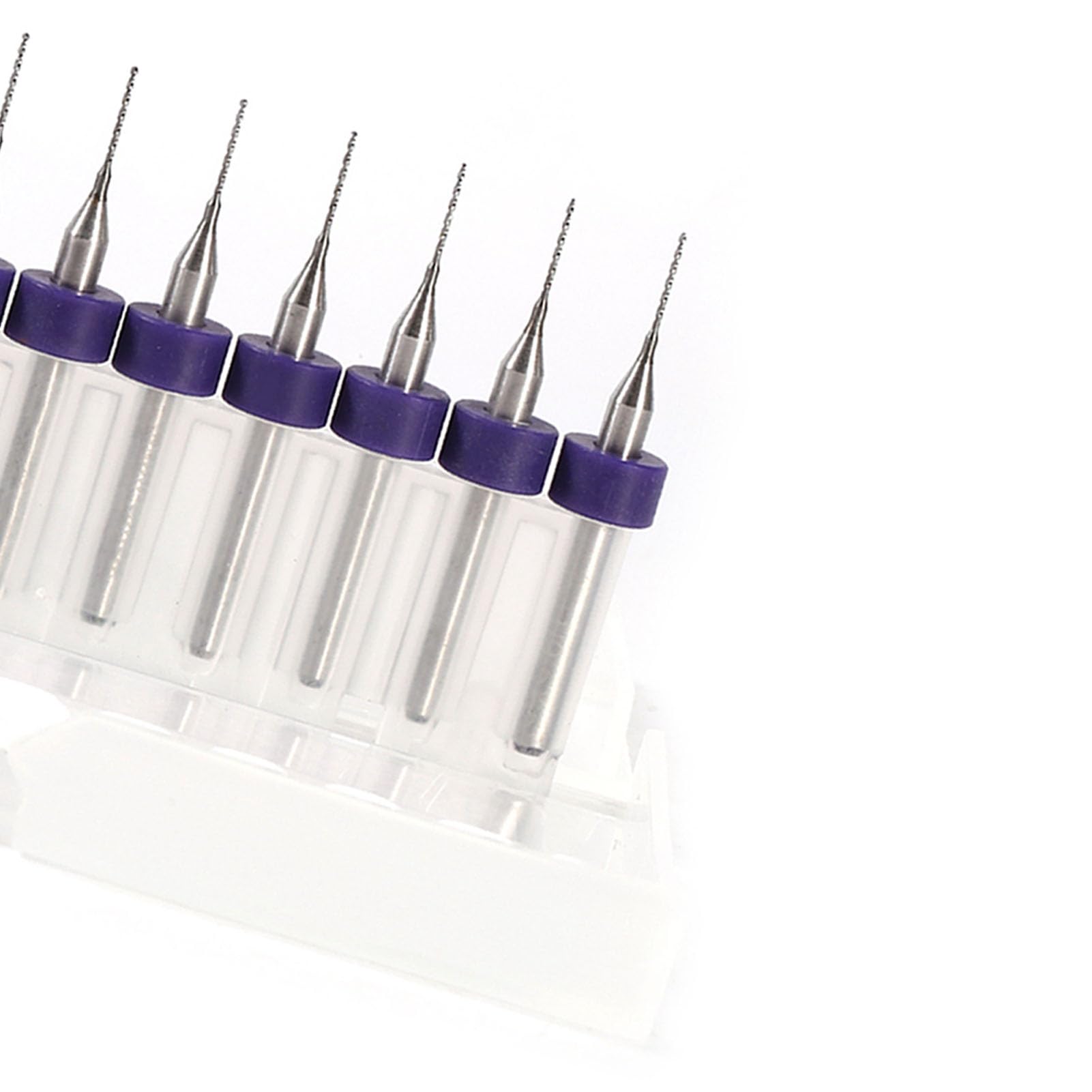 ANKROYU PCB Print Circuit Board Drill Bits, 10PCS Carbide Micro Drill Bits Tool Set, PCB Drill Bits, Carbide Drill Bits for CNC SMT (0.5mm)