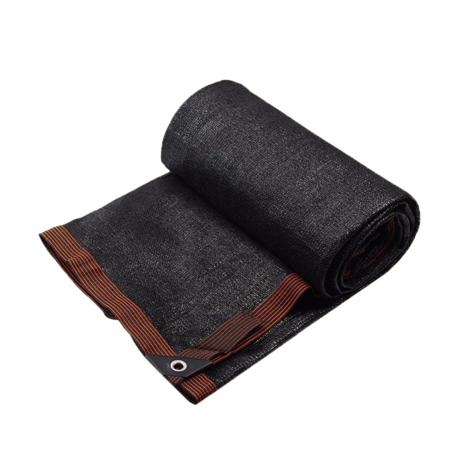 Generic 90% Shading Shade Cloth 6.6X45.9FT 9.9X16.4FT 16.4X16.4FT 26X26FT Mesh Tarp Cover Black Sun Shade Net for Greenhouse, Plant, Chicken Coop, Pergola, Canopy(Size:6x6m/19.7x19.7ft)