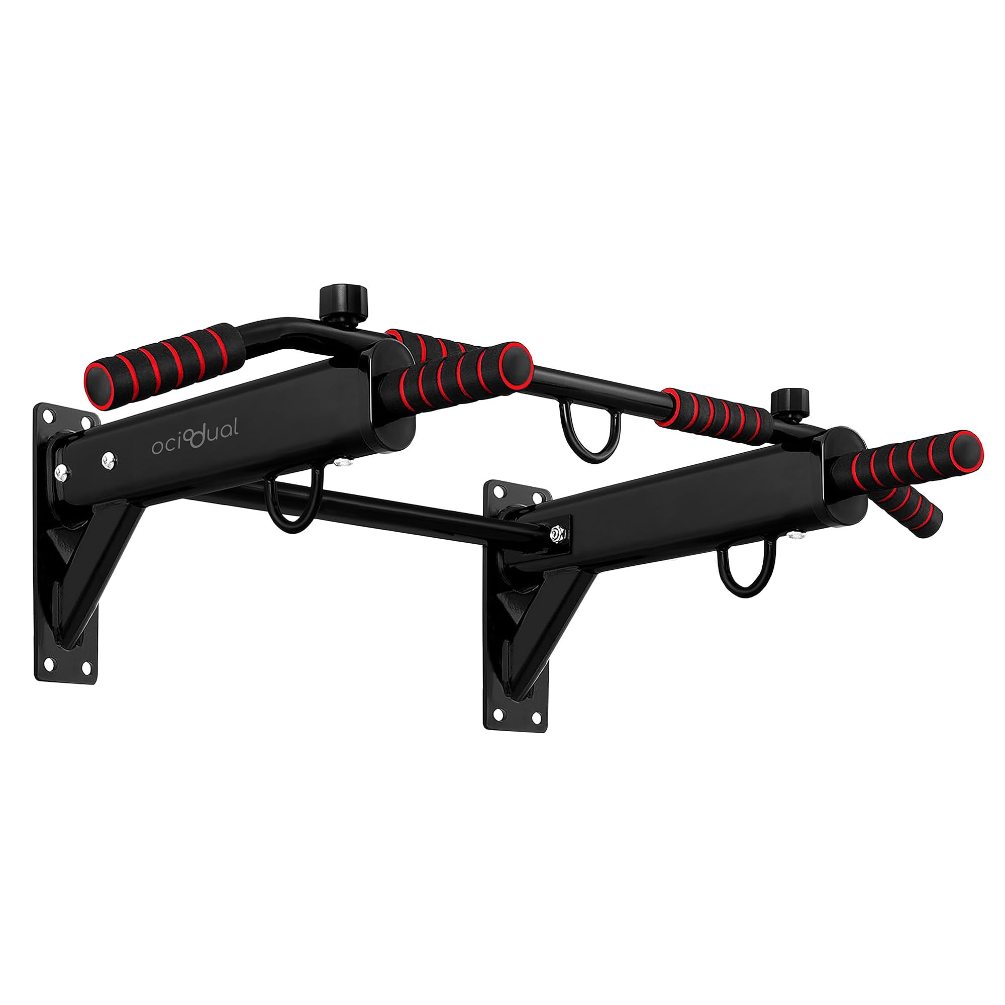 OcioDual Barra Dominadas Pared Profesional, Multifunción Todo en 1, Dominadas en Casa, Ejercicios con Anillas, Boxeo, Entrenamiento Suspensión, Calistenia, Gimnasio en Casa, Box Trainning