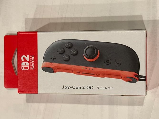 Amazon.co.jp: 【任天堂純正品】Joy-Con 2 (R) ライトレッド : ゲーム