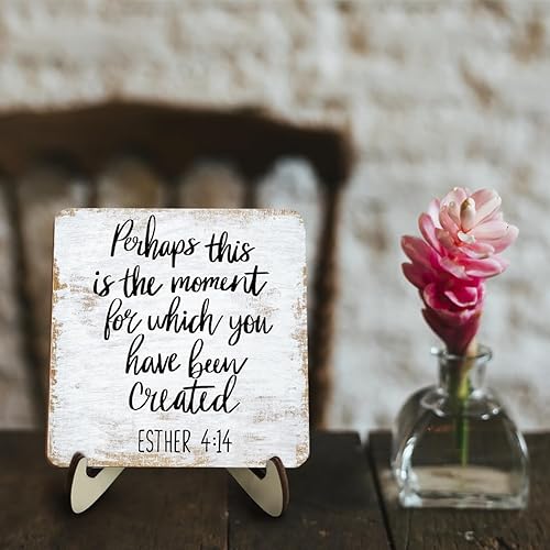 Miniatura 4 de Letrero de madera motivacional para decoración de escritorio rústico, decoración de oficina para el hogar, granja, oficina, mesa de trabajo,