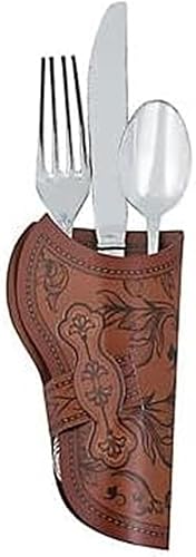 Miniatura 2 de Funda de vaquero para cubiertos  Paquete de 24  5.5 pulgadas  Fiesta occidental  Cartulina marrón