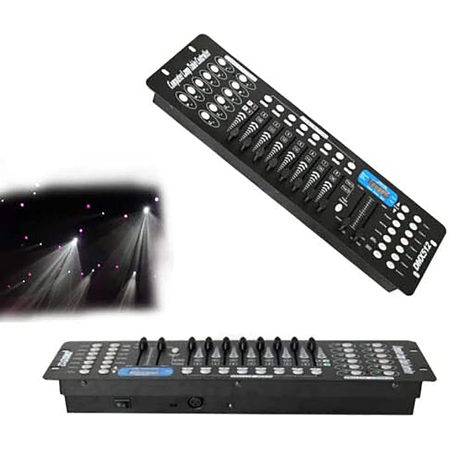 COYEUX Console Controller DMX512, Console luci da palco per Discoteca DJ, luci Multiple Facili da Controllare allo Stesso Tempo, per Matrimoni Professionali in Club da palco DJ Bar
