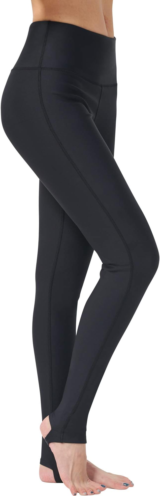KeolornWomens Stirrup Leggings Tights Gym Yoga Workout Pants High Waist Tummy Control Sports Pants