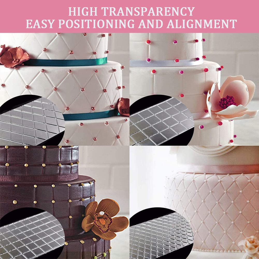 Set 6 Stampi Per Goffratura Dolci - Plastica Alimentare Per Torte 3D