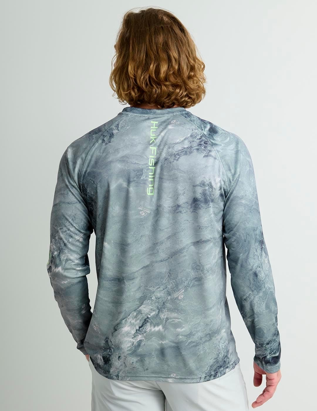 HUK Mens Pursuit Vented Long Sleeve Shirt|+30 UPF Fishing Shirt - Image 2