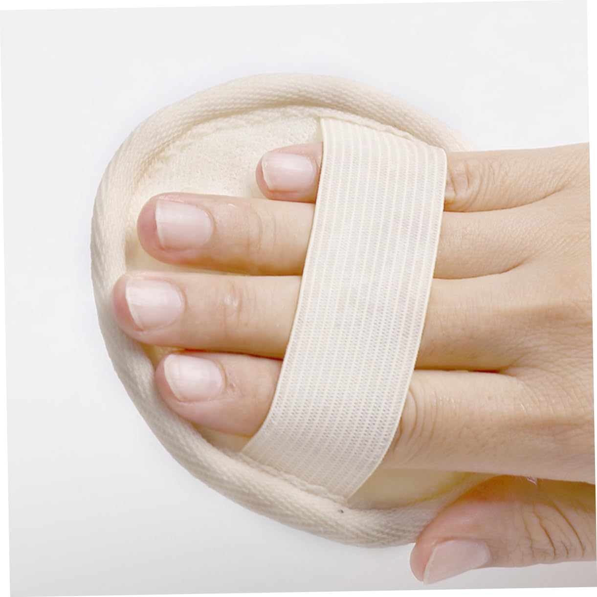 Didiseaon Face Wash Makeup Remover Pads Natural Loofah 10pcs Round Pads Gentle Exfoliation Washable Reusable