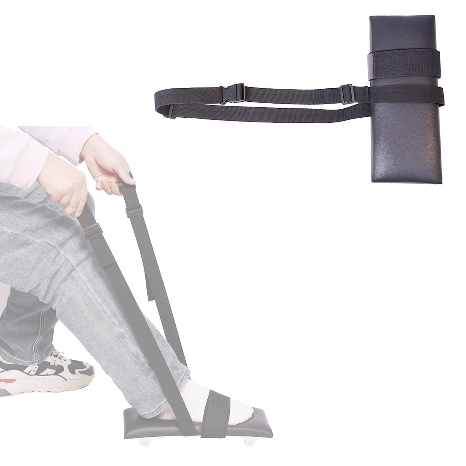 Ejercitador De Rodilla, Dispositivo De Rehabilitación para Miembros Inferiores, Ángulo De Extensión Y Flexión: 0-145°, Tamaño De La Correa De Mano: 155 Cm, para Mejorar El Rango De Movimiento