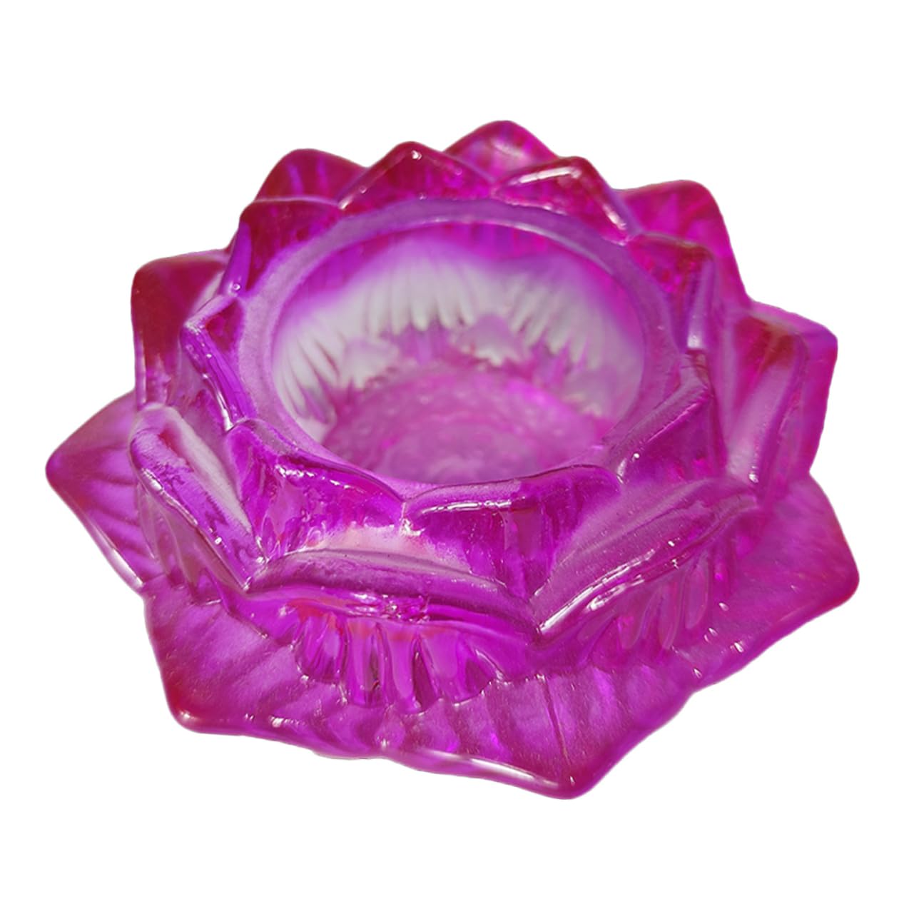 Amazon｜TOPPERFUN 蓮の花型ガラスキャンドルホルダー ロータス