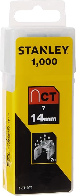 Stanley 1-CT109T 14mm Type-7 Cable Staples (1000 Pieces)