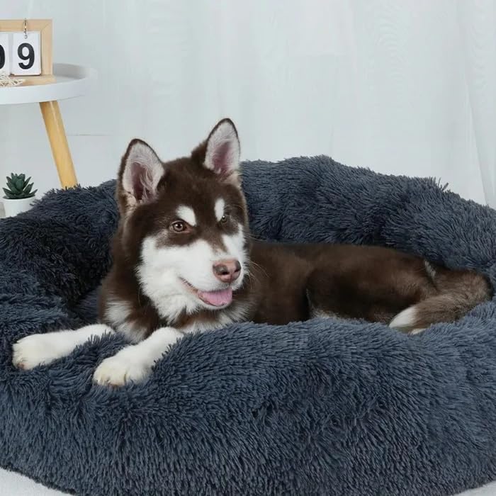 SWZEC Hundebett Wolke 7 - Das Original - Puppery (M-60CM,Hellgrau)