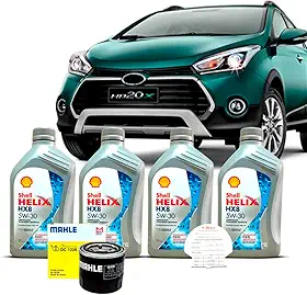 Kit Troca de Oleo 5w30 e Filtro Hyundai HB20x 1.6 16V 2016 a 2019