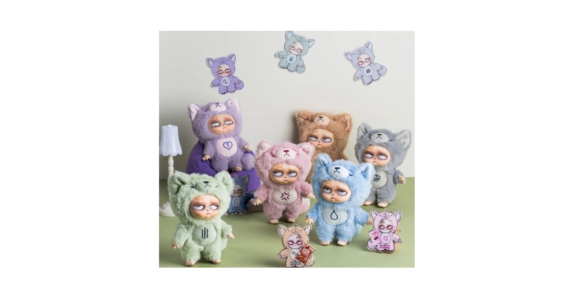 SleeplessGrumpipi グランピピ 2個セット 新しいシリーズリリース「グランピピくん」 SLEEPLESS GRUMPIPI