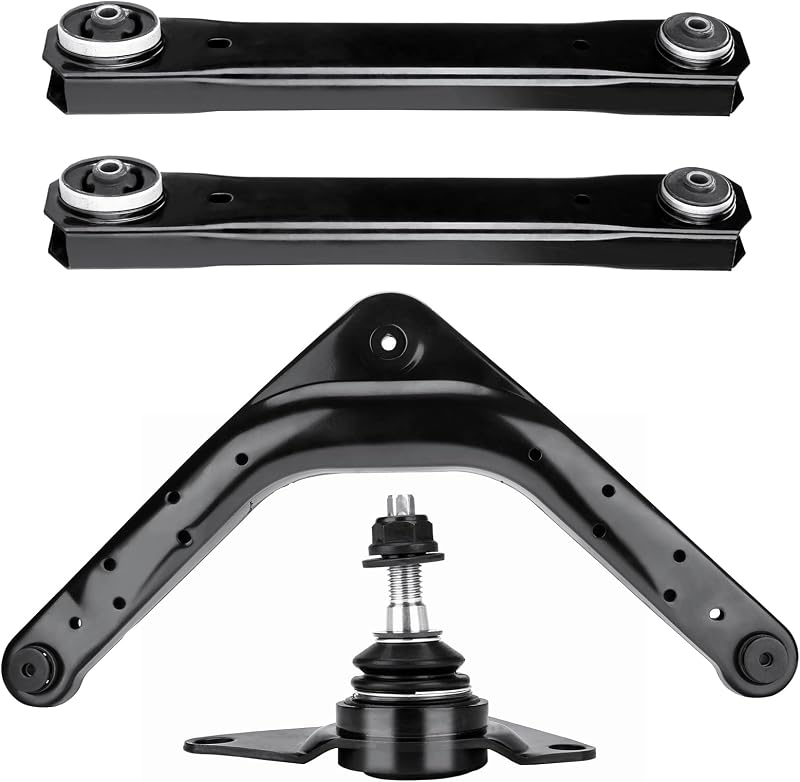 Kit de braços de controle traseiros superior e inferiores com junta esférica superior Autsurles para Jeep Grand Cherokee 1999–2004 – 4 peças
