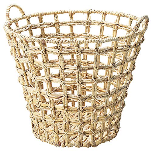 ちどり産業(Tidorisangyou) かご ナチュラル Φ45XH42cm ウォーターヒヤシンスバスケット HC-041NA