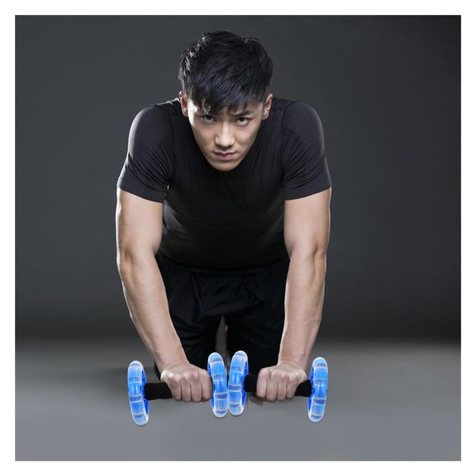 Rotella Addominali Dispositivo for il fitness con rulli addominali