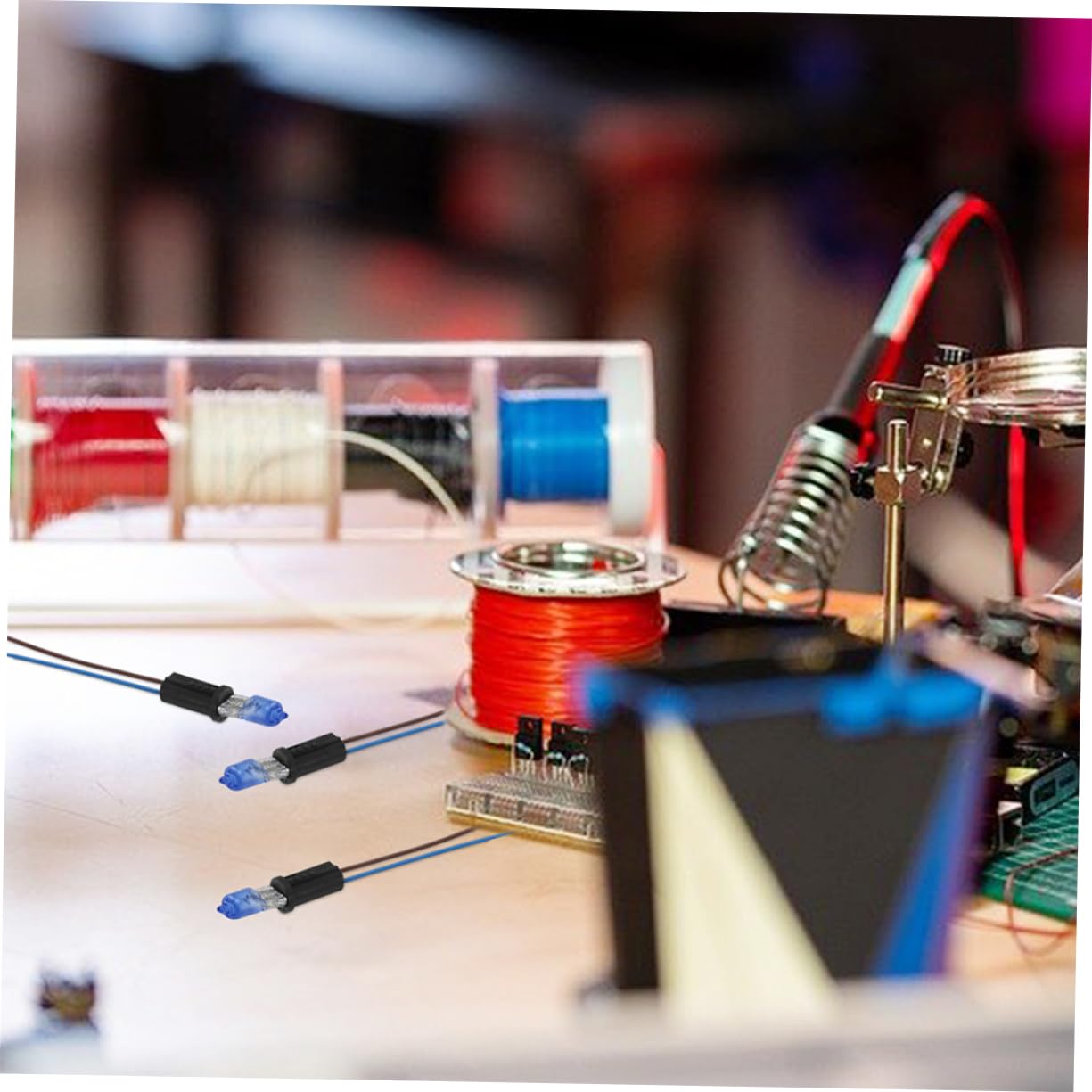 Gadpiparty 6 Szt. Mini G4 Gniazdo Żarówki Plastikowa Oprawka Lampy Niskonapięciowa Podstawa Żarówki LED G4 Gniazdo Żarówki Podstawa Lampy Miniaturowe Podstawy