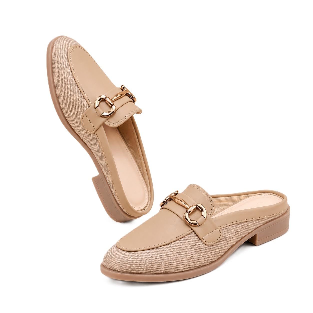 yuvrato baxi Women's Casual Flats and Comfortable Slip-On Mule Loafers with Faux Leather Material & Anti-Skid TPR Sole.-picture-15