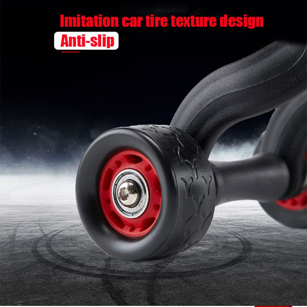 XININ 4 Räder Bauchwalze Für Muskelübseinrüstung Home Indoor Office Fitness Kein Lärm