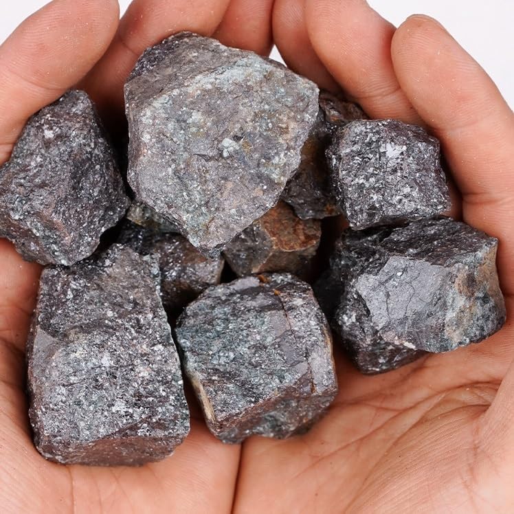 WHZHDMA Bulk Natural Crystal Rough Stone Natural Zinc Ore Crystal Rough Stone Ornaments Ore Specimen Aromatherapy Diffuser Stone Rocks Stones and Crystals