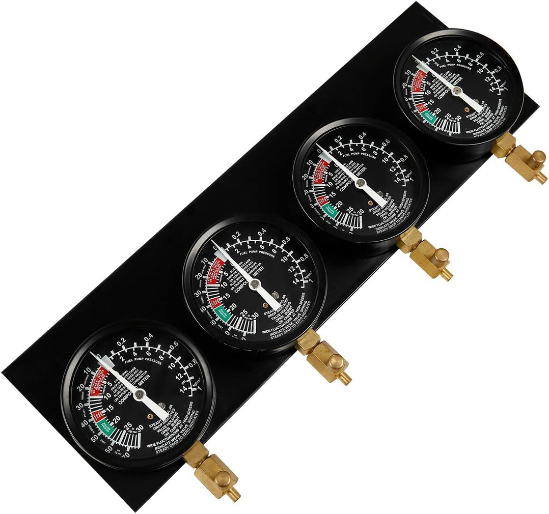 XMT-MOTO Motorcycle Fuel Vacuum Carburetor Synchronizer carb sync Gauge Fit Honda Yamaha