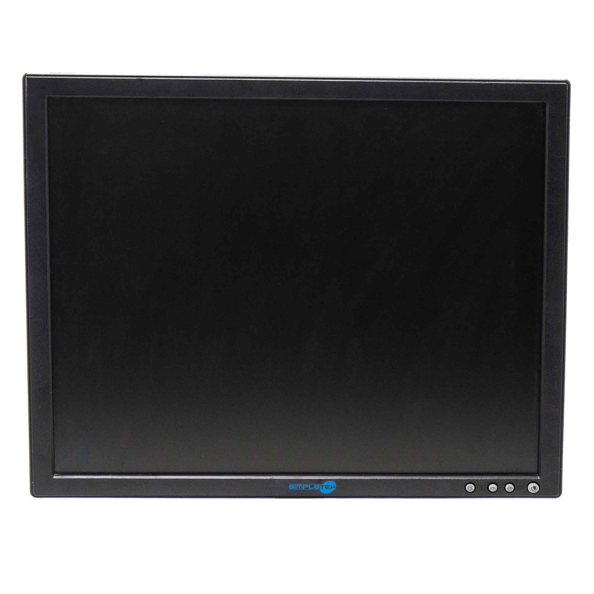 SIMPLETEK – Monitor 17’’ LCD 1280x1024 4:3 5:4 | VGA | Ideale per ufficio, cassa, dextop, con montaggio a parete | Senza base (Ricondizionato)