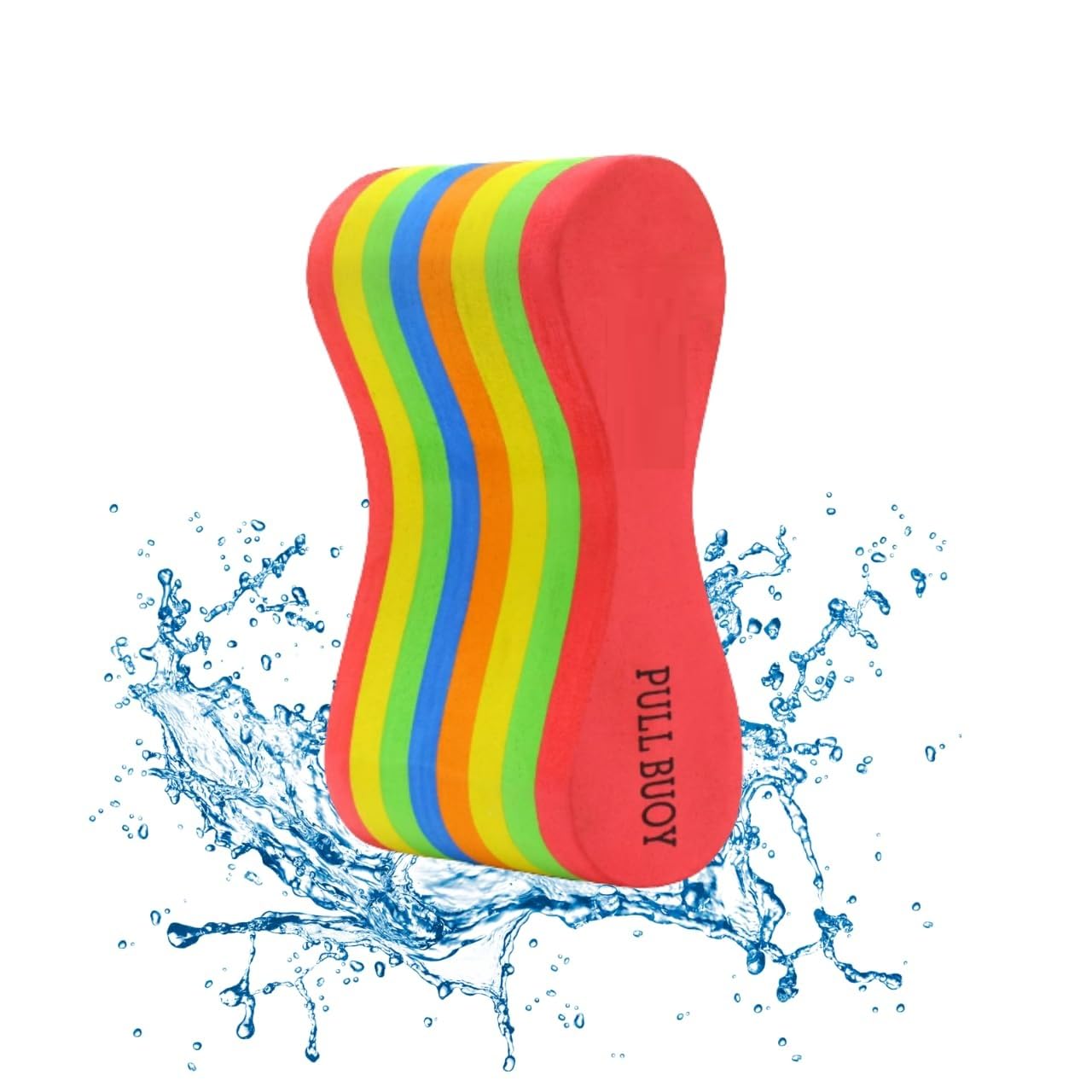 Foam Pull Buoy for Swimming Pool Training - Lightweight Leg Float for Adults and Kids - 8-Layer Foam Material Multicolour-image-10