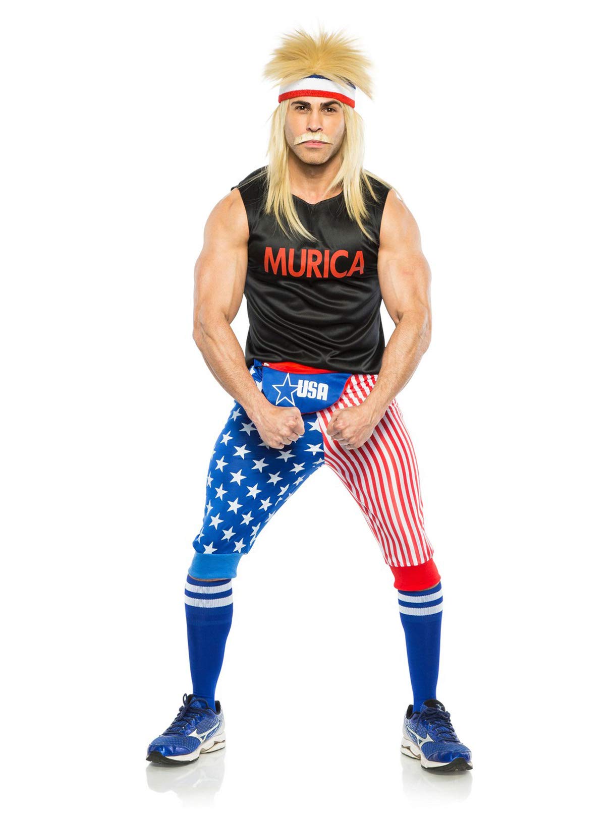 Seeing Red Murica USA Costume for Men