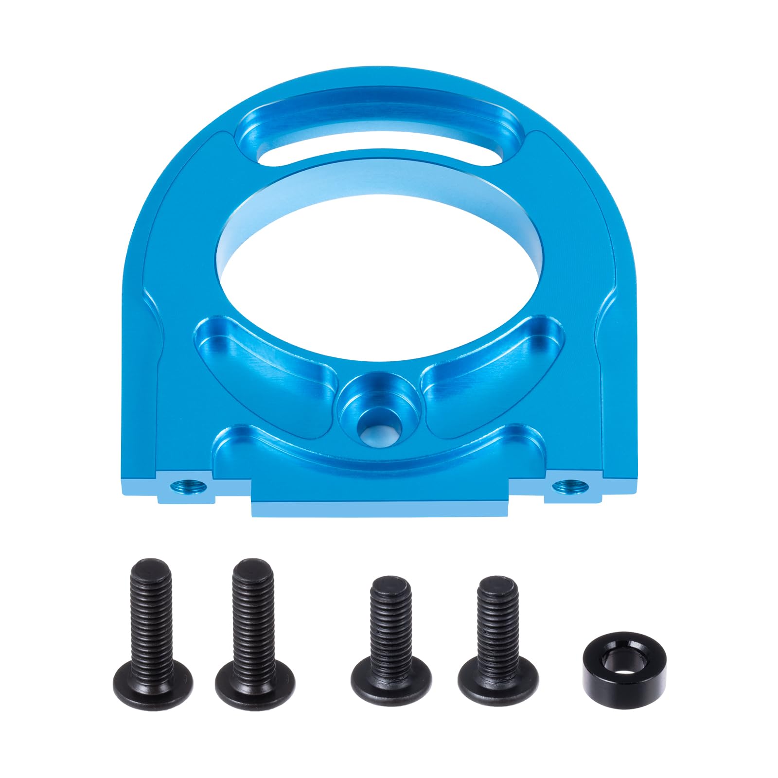 WEFEINO 2Pcs Aluminum Adjustable Motor Mount Heat Sink Upgrade Parts for 1/10 Tamiya TT02 TT02B RC On Road Touring Car