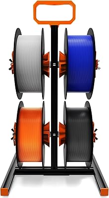 15 – YOOPAI Filament Holder with Orange Handle Fits All Spools of Any Size and All Filament Types for PLA/PETG/ABS/TPU/Nylon/Other 3D Printing Ma…
