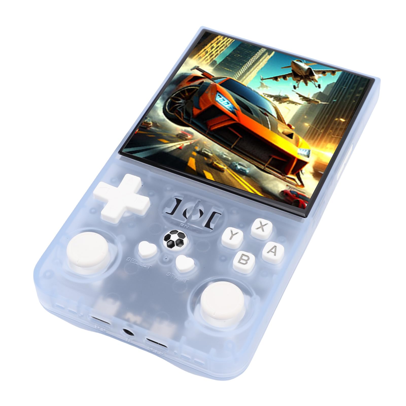 Generic Console da Gioco Portatile retrò Portatile Schermo da 4" Ad Alta Definizione Oltre 60 Emulatori per Viaggiatori e Appassionati di Giochi (BLUE)