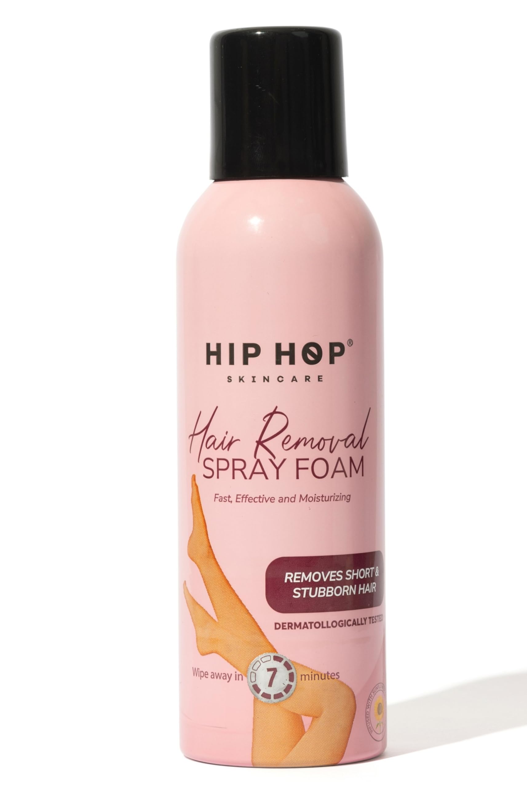 HipHop Skincare Hair Removal Spray for Women | Painless & Gentle Hair Remover for Legs, Arms, Underarms & Body | Fast Acting Formula for Smooth Skin & Sensitive Areas (200 ml)
