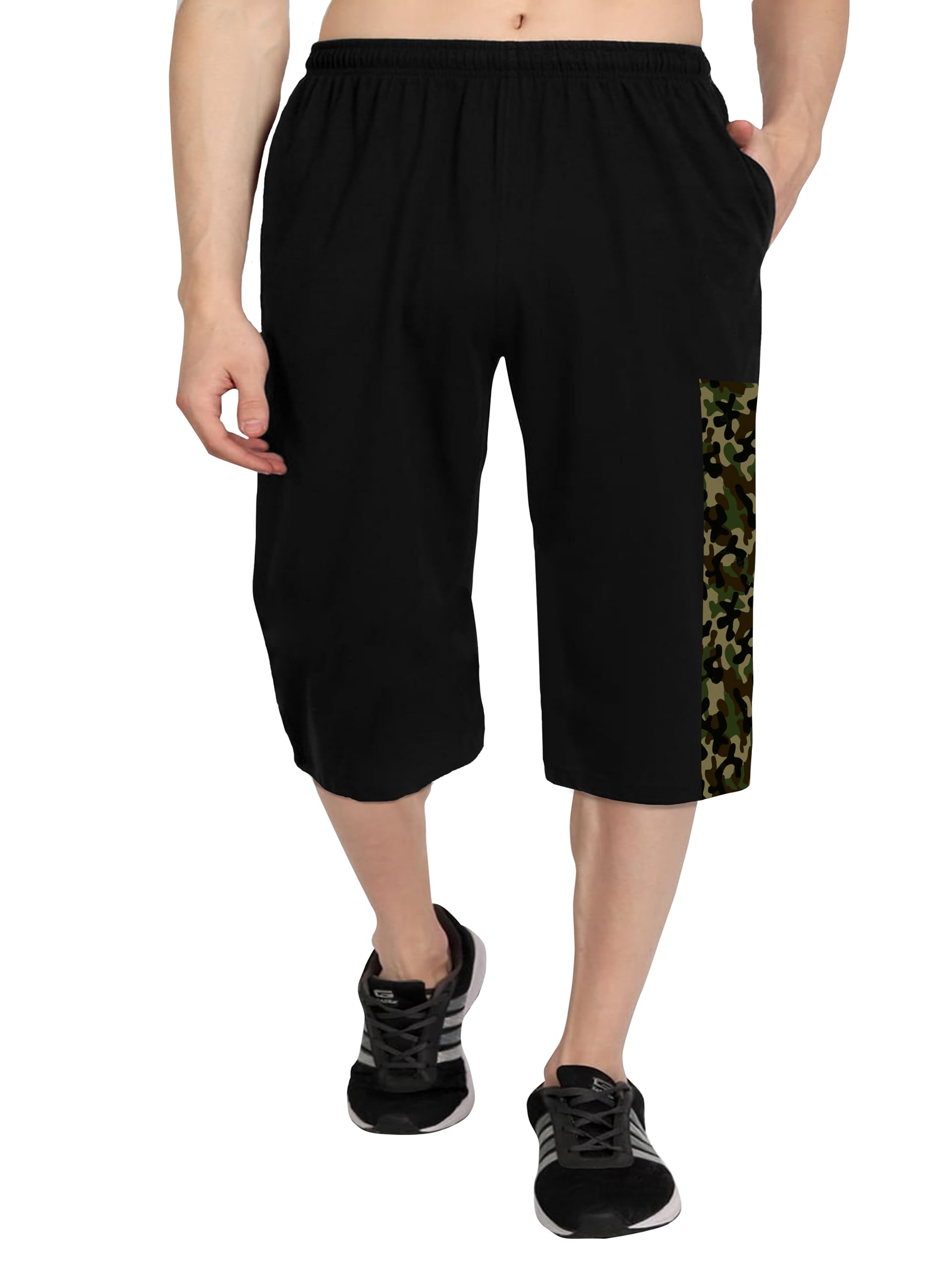 West Gate Clothing Plus Size Mens Three Fourth for Men | Mens Cotton Capri | Men's 3/4 | Camouflage Print | Men's Capri 2XL,3XL,4XL,5XL-picture-13