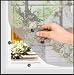 Produktbild BKSAI Fliegengitter Fenster Insektenschutz Magnet - 5 Minute Knopfmontage ohne Bohren Moskitonetz Dachfenster Fliegenschutzgitter Zuschneibar für alle Fenster Innen und Außen 130 * 150cm