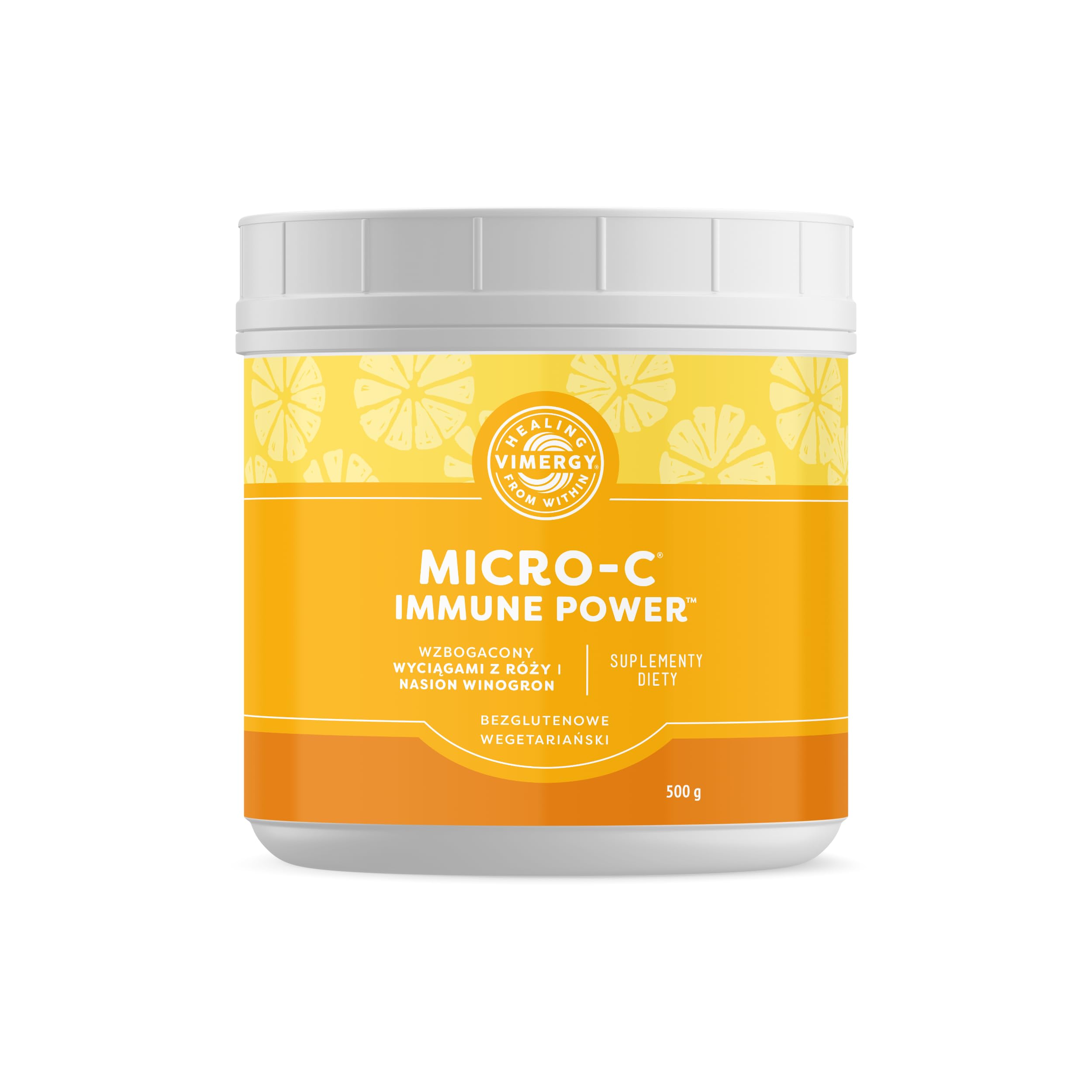 Vimergy Micro-C Moc Odporności, 278 Porcji – Witamina C 1000 mg – Łagodna Buforowana Witamina C Proszek – Wspiera Układ Odpornościowy i Nerwowy oraz Kości i Chrząstki – Bezglutenowa – Wegańska (500 g)