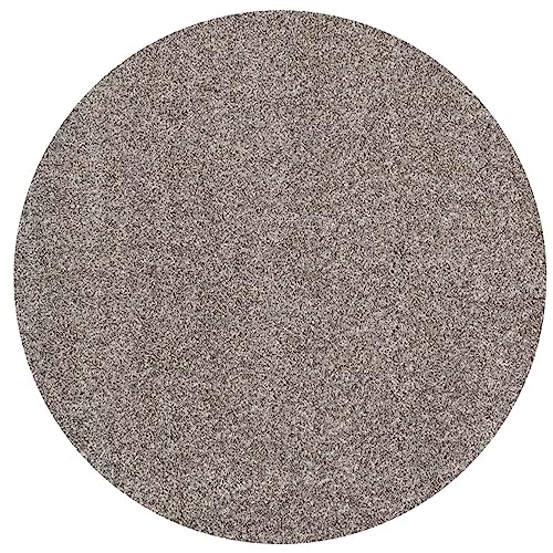 Image of Plain Rugs and Carpet and Carpets for Hall and Drawing Room 6x6 Round Light Purple Color