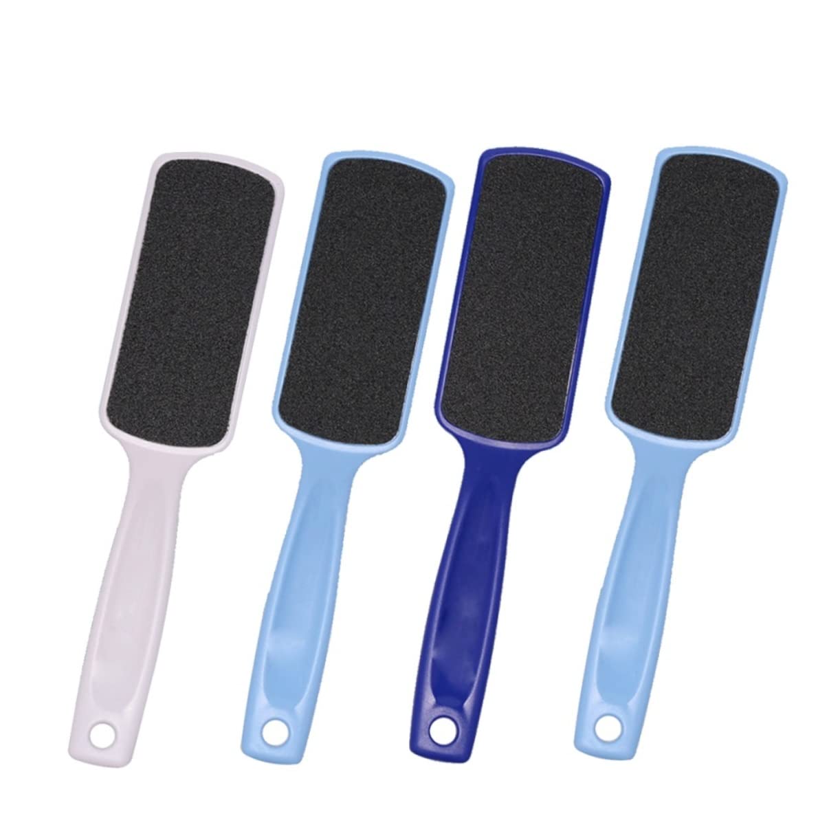 Beatifufu Stone Foot File Double Side Tool for Removal Hands Heel Scrubber Gentle Abrasive Pack of 4 Random Color