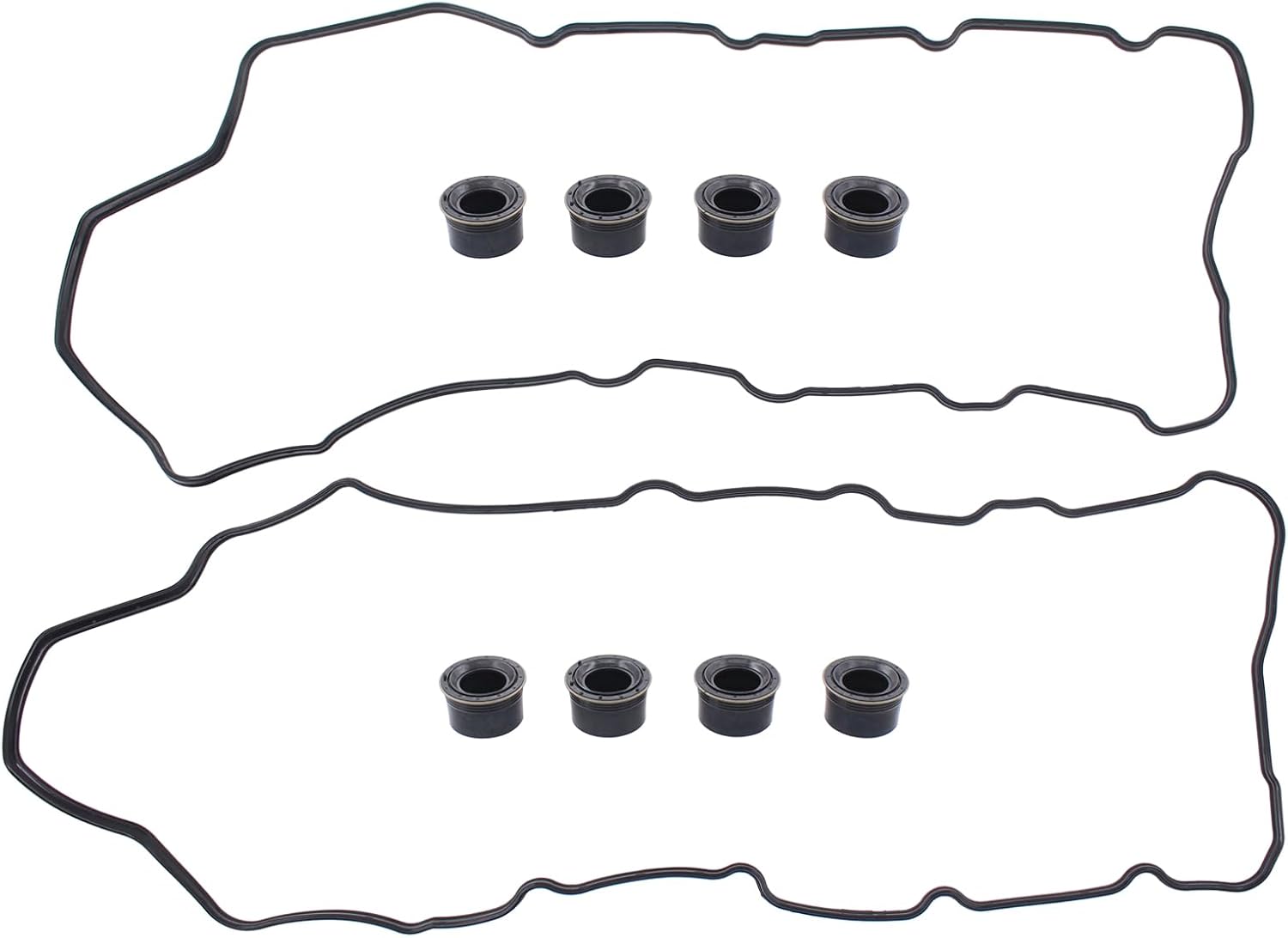 NewYall 4.6L Engine Valve Cover Gasket and Spark Plug Seals