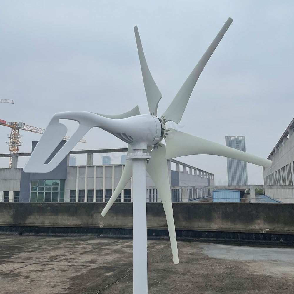 800W Windturbine Generator - 48V/24V/12V Windkraftanlage Mit MPPT Regler