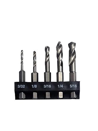 Milescraft 2320 Metal Stubby Drill Bit Set