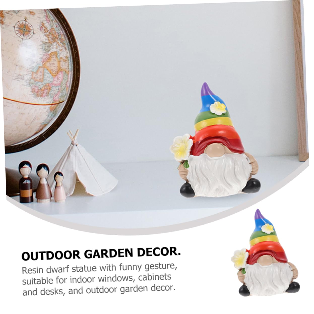 ifundom 5 Sätze Lustige Gartenzwerge Wetterfeste Gartenfiguren Dekorative GNOME Für Garten Outdoor Deko Für Gartenliebhaber 2 Stück * 5