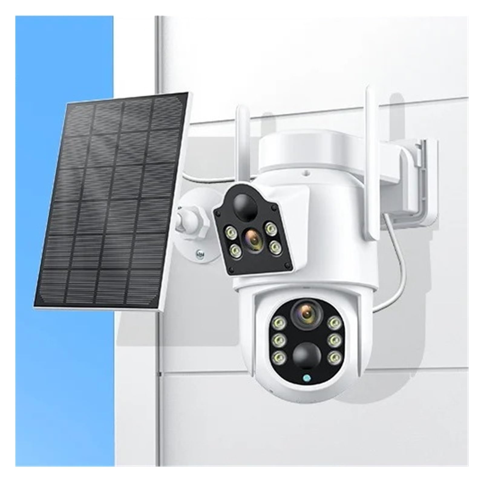 Caméra IP Solaire WiFi extérieure Double Objectif PTZ