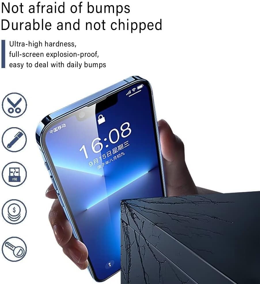 Vetro Temperato per Huawei Mate 20, 9H Durezza, Ultra Resistente, Anti-Impronte, Senza Bolle, Pellicola Prottetiva Anti Graffio per Huawei Mate 20