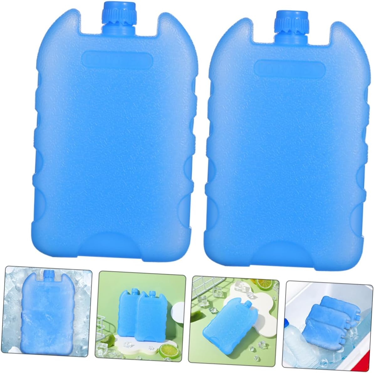 STOBAZA 40pcs Reusable Ice Packs for Coolers Ice for Lunch Boxes Outdoor Activities No-leak Design for Easy Use Pe