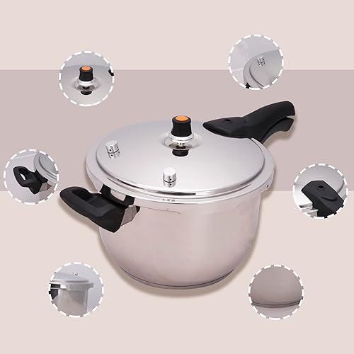 Miniatura 6 de novaj Olla a presión Ollas y sartenes olla de presion 28cm11.5inch Bottom 11L Olla a presión para estufa de gas Cocina de inducción