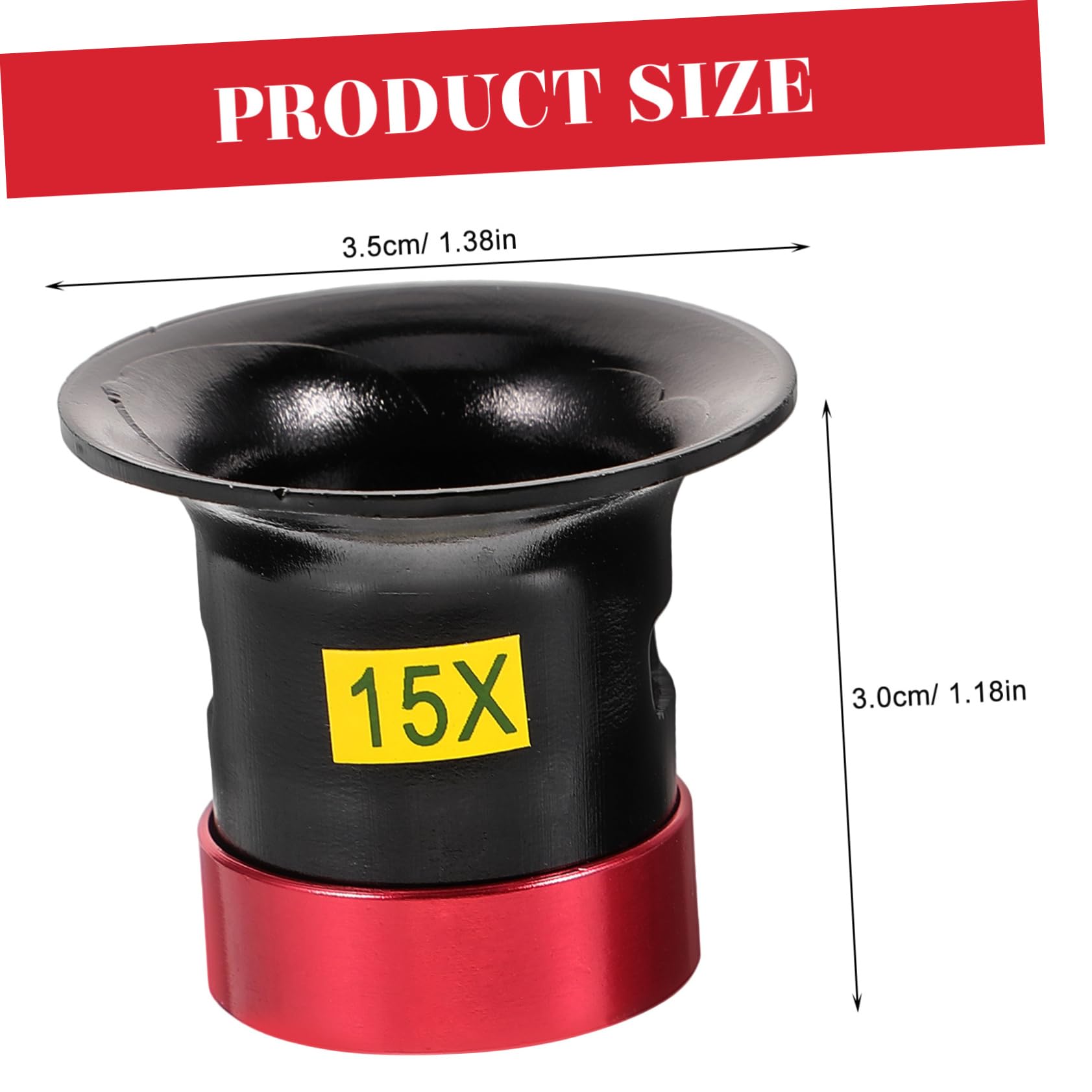 GOOHOCHY Headband Magnifiers Watch Repair 15x Magnification Sturdy Metal Frame