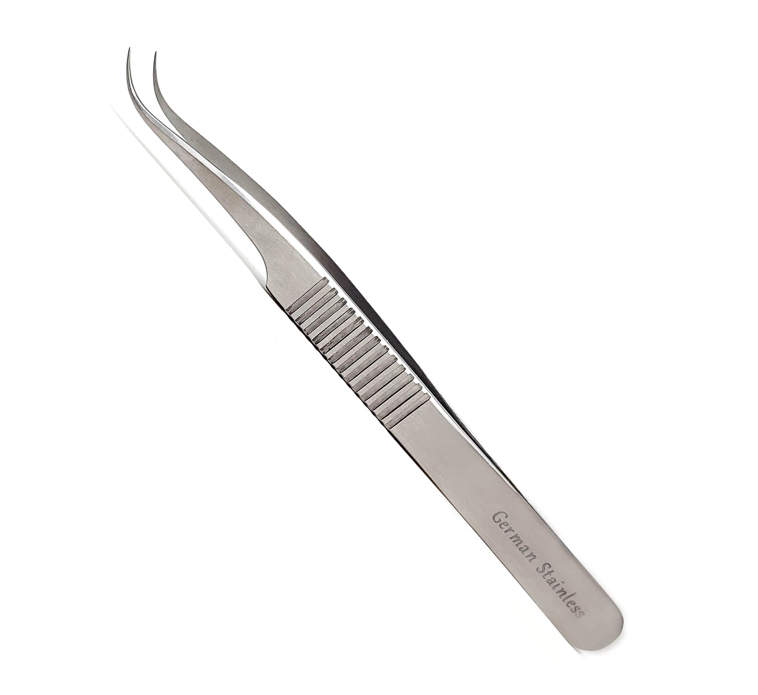 A2Z- High Precision Strong Curved Thin Tip Precision Jewelry Making Tweezer-4.5