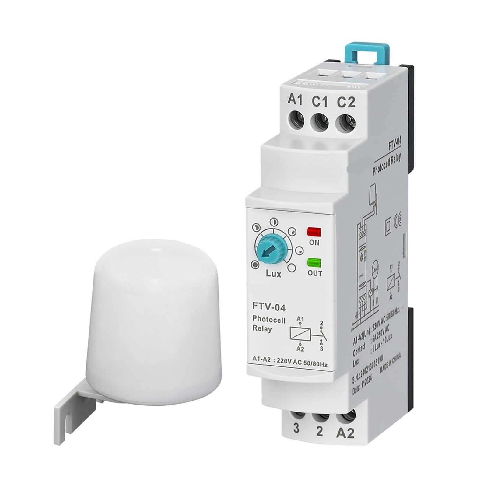 BALYDLUL FTV-04 Photocell Relay(24VAC DC)