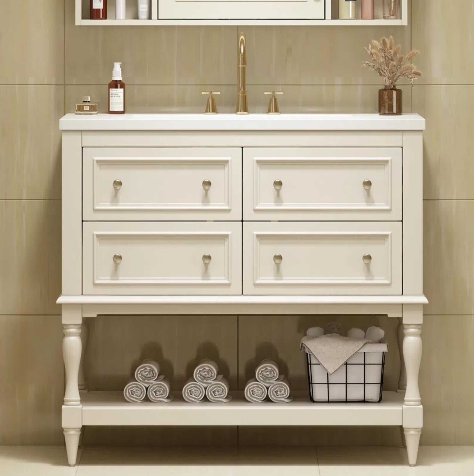 UNIK様 36'' Bathroom Vanity with Single Sink, Freestanding Sink